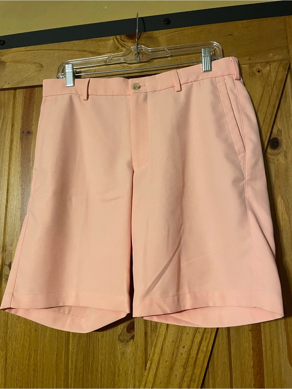 Men’s Peach Tailored Shorts